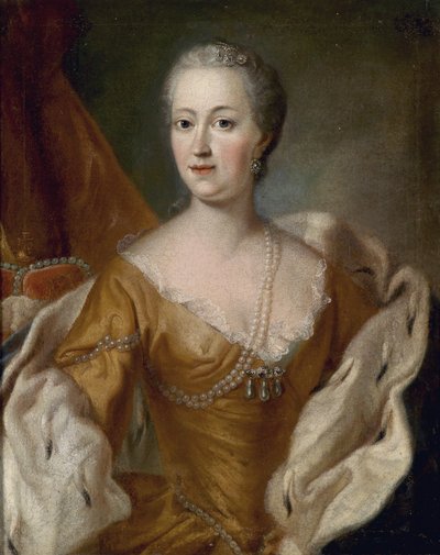 Portrait of Maria Theresa (1717-1780) by Unbekannt Unbekannt